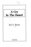 Cover of A cry in the desert