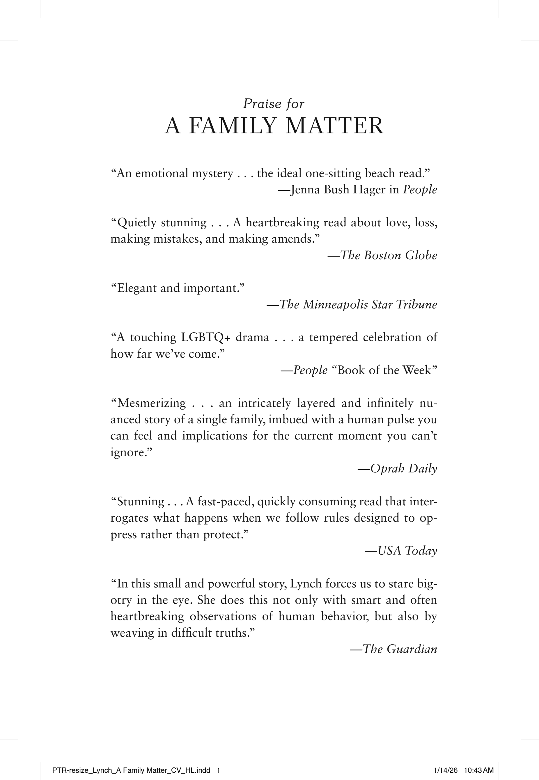 Cover of A Family Matter