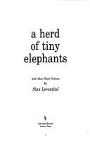 Cover of A herd of tiny elephants