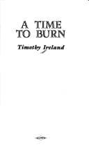 Cover of A time to burn
