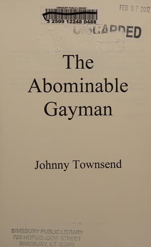 Cover of Abominable Gayman