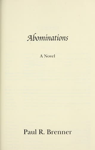 Cover of Abominations