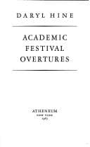 Cover of Academic festival overtures