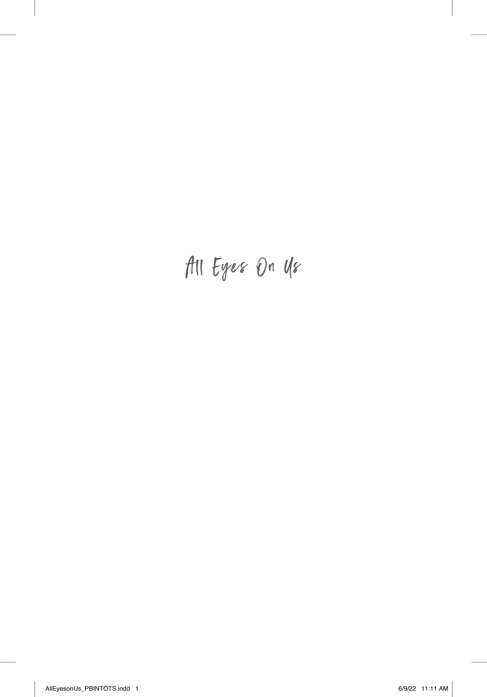 Cover of All Eyes on Us