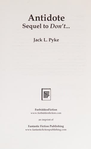 Cover of Antidote