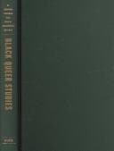 Cover of Black queer studies