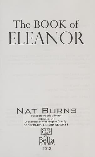 Cover of Book of Eleanor