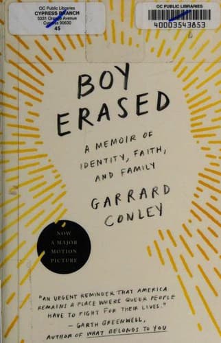Cover of Boy erased