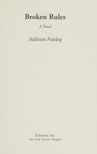 Cover of Broken Rules