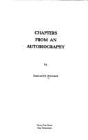 Cover of Chapters from an autobiography