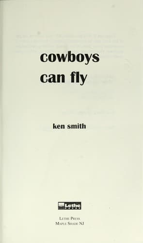 Cover of Cowboys can fly
