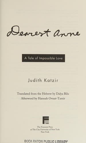 Cover of Dearest Anne