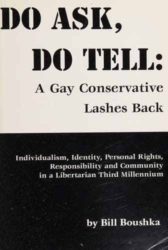 Cover of Do ask, do tell