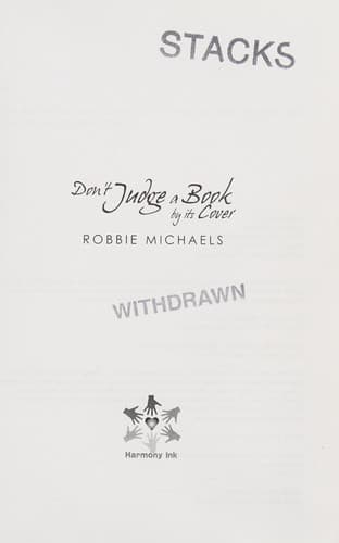 Cover of Don't Judge a Book by Its Cover