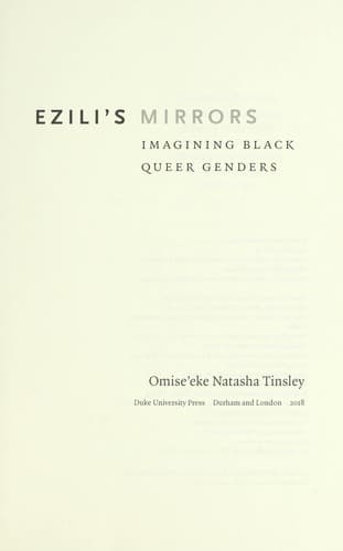 Cover of Ezili's mirrors