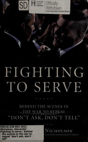 Cover of Fighting to Serve