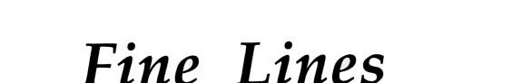 Cover of Fine lines