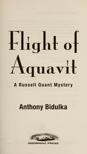 Cover of Flight of Aquavit