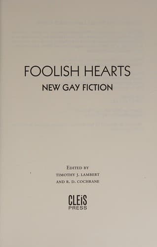Cover of Foolish hearts