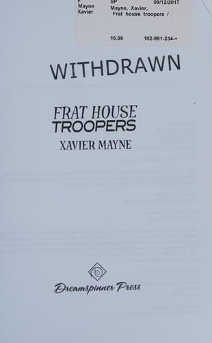 Cover of Frat House Troopers