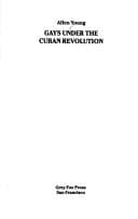 Cover of Gays under the Cuban Revolution