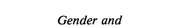 Cover of Gender and literary voice