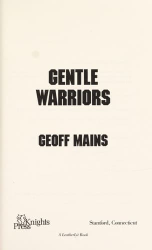 Cover of Gentle warriors
