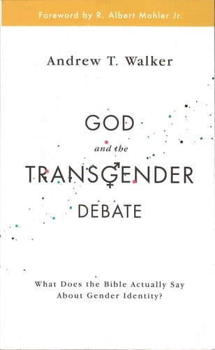 Cover of God and the transgender debate