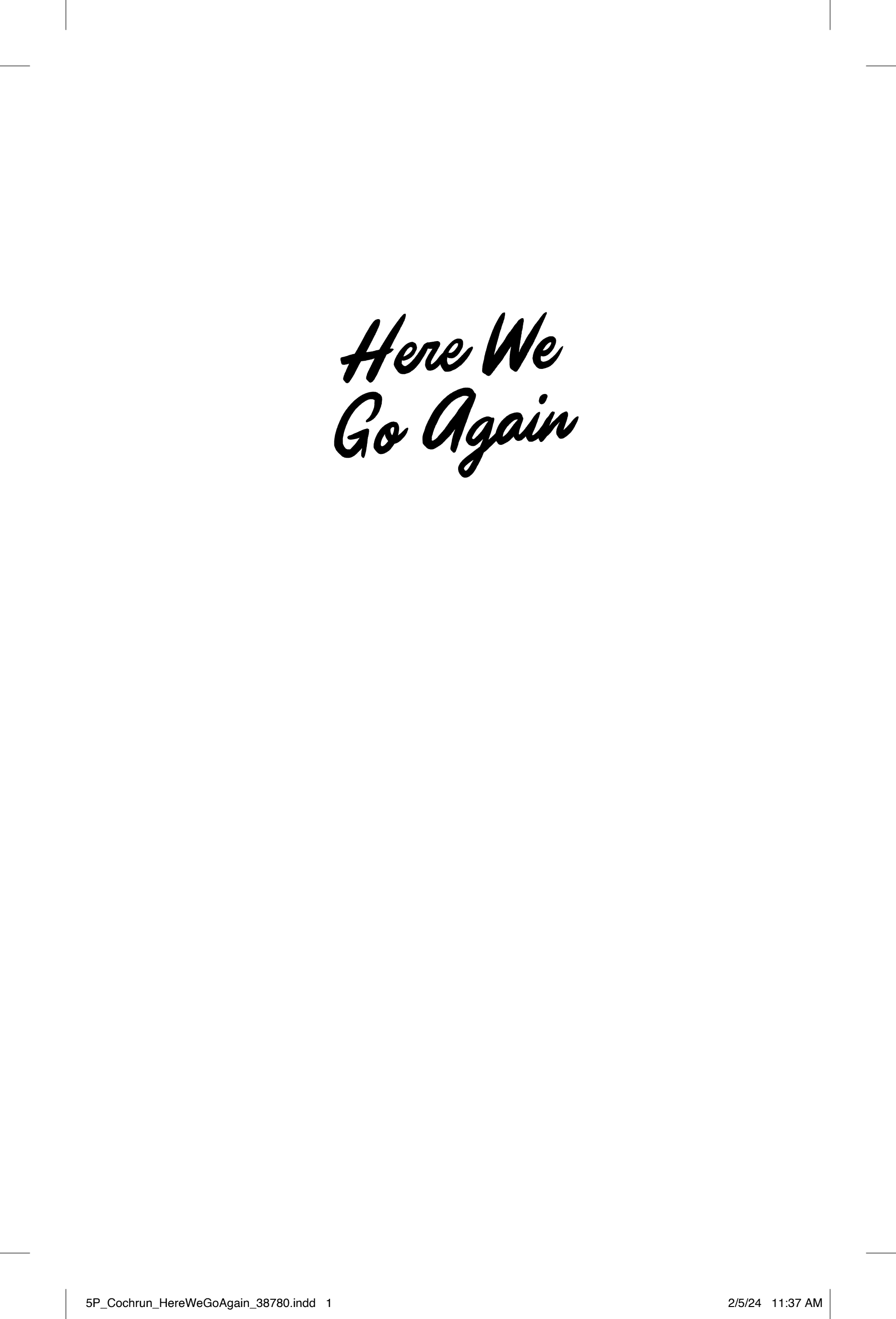 Cover of Here We Go Again