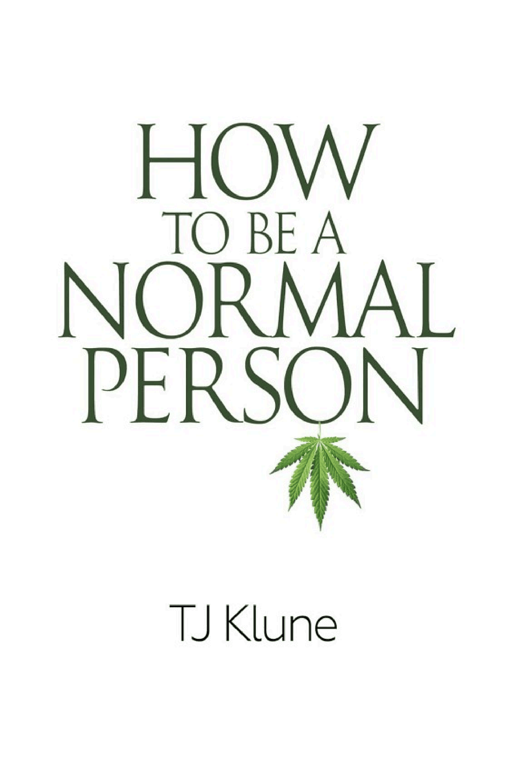 Cover of How to be a Normal Person
