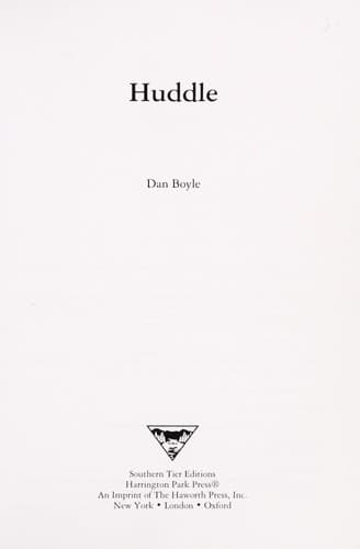 Cover of Huddle (a novel)