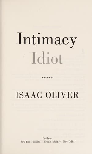Cover of Intimacy idiot