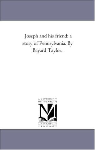 Cover of Joseph and His Friend