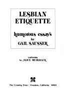 Cover of Lesbian etiquette