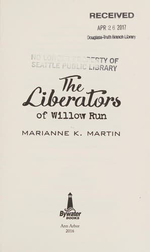 Cover of Liberators of Willow Run