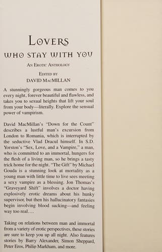 Cover of Lovers who stay with you