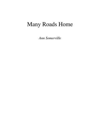 Cover of Many Roads Home