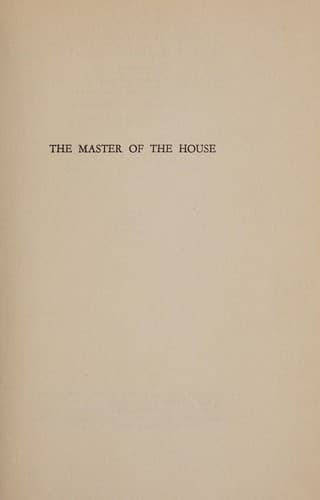 Cover of Master of the House
