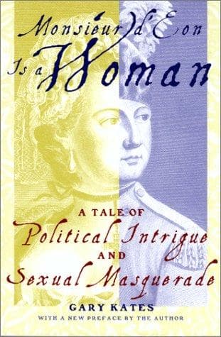 Cover of Monsieur d'Eon is a woman