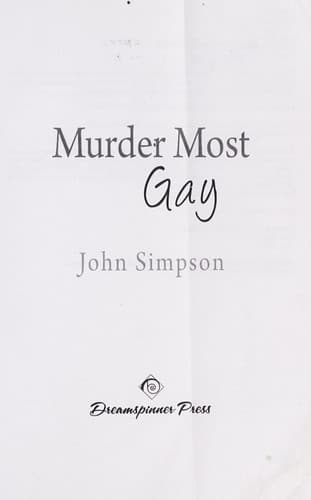 Cover of Murder most gay