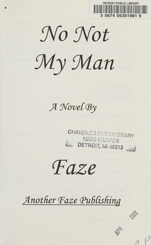 Cover of No Not My Man