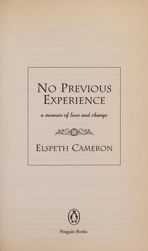 Cover of No previous experience