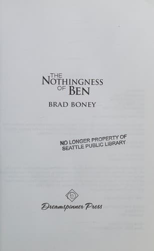 Cover of Nothingness of Ben