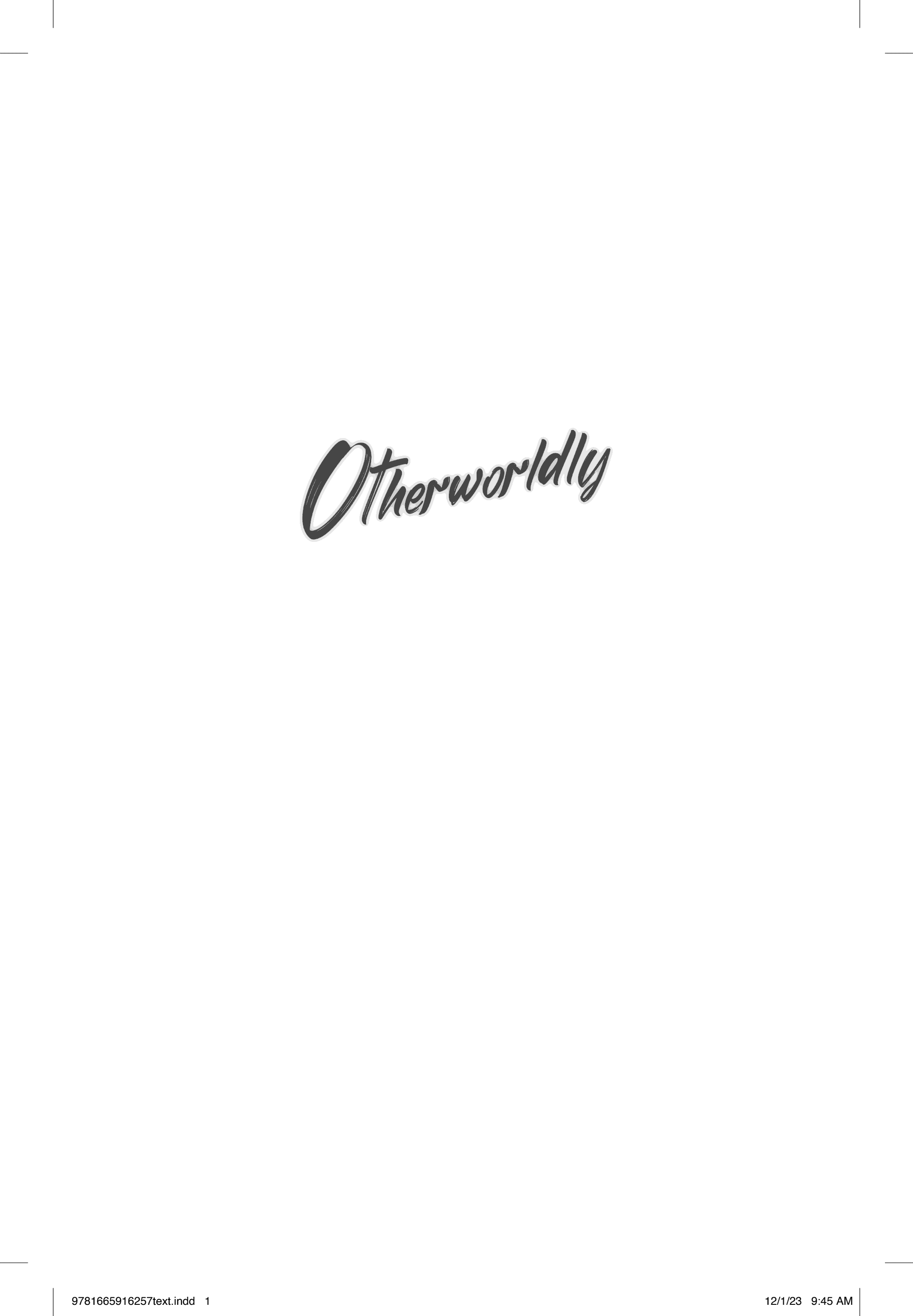 Cover of Otherworldly