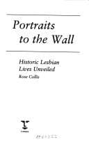 Cover of Portraits to the Wall