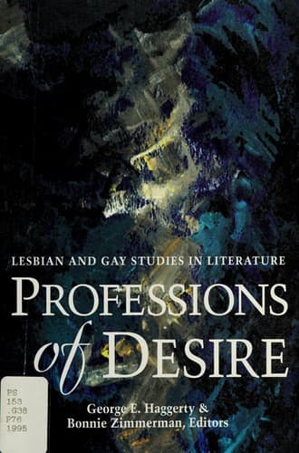 Cover of Professions of desire