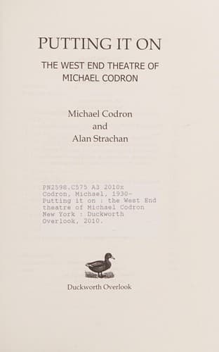Cover of Putting it on