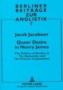 Cover of Queer desire in Henry James