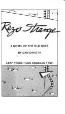 Cover of Rezo Strange