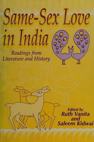 Cover of Same-sex love in India